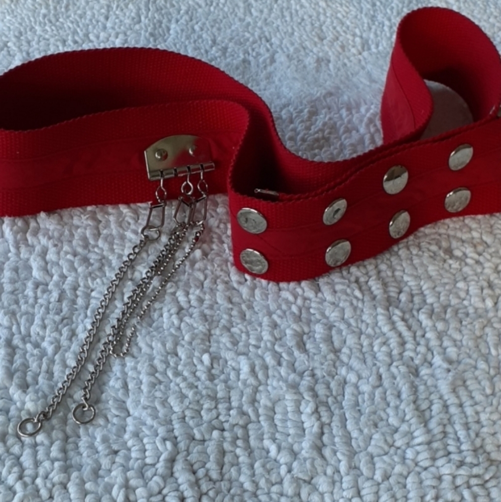 Ladies Funky Red Belt 42 inches